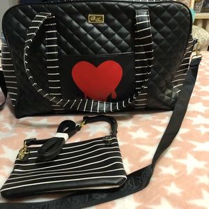 Betsey Johnson weekend bag